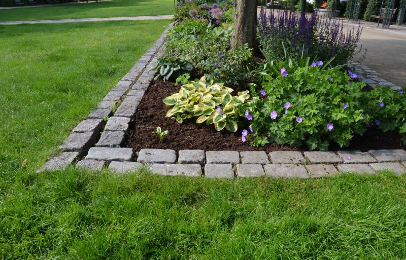 Stone Border Installation